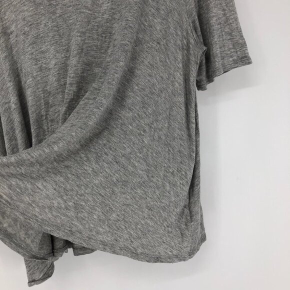 Urban Outfitters Cooperative Light  Gray Flowy Mockneck Short sleeve T-shirt S - Picture 7 of 13